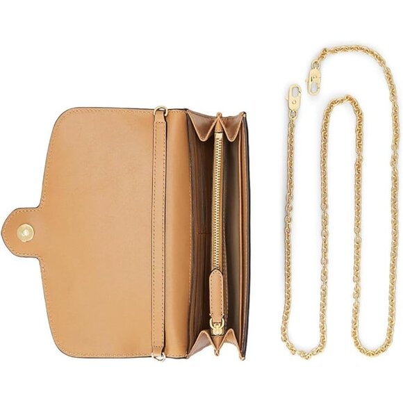 SALE!  ✅ LRL Leather Medium Adair Crossbody Bag BUFF ✨ NWT'S - Picture 5 of 17